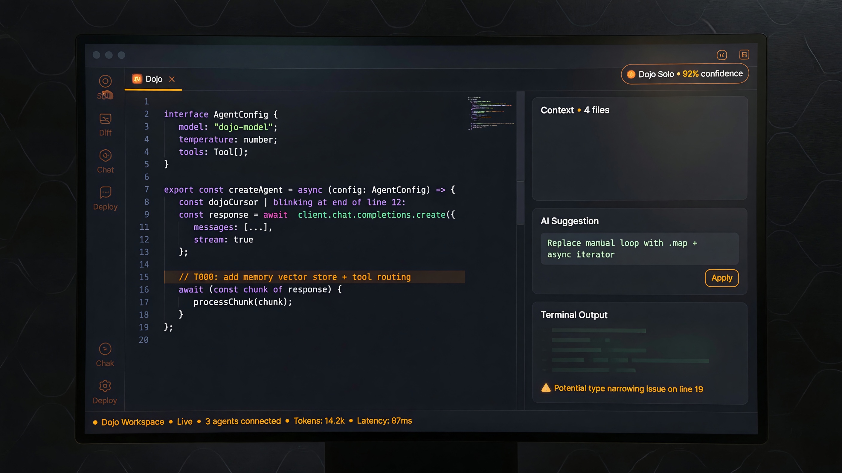 Dojo IDE still used in Talk chapter